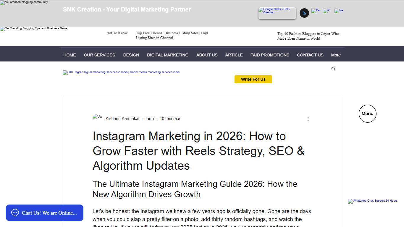Instagram Marketing in 2026: How to Grow Faster with Reels Strategy, SEO & Algorithm Updates