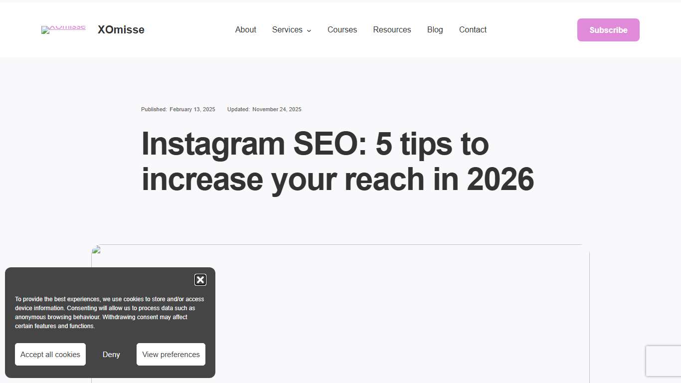 Instagram SEO: 5 tips to increase your reach in 2026